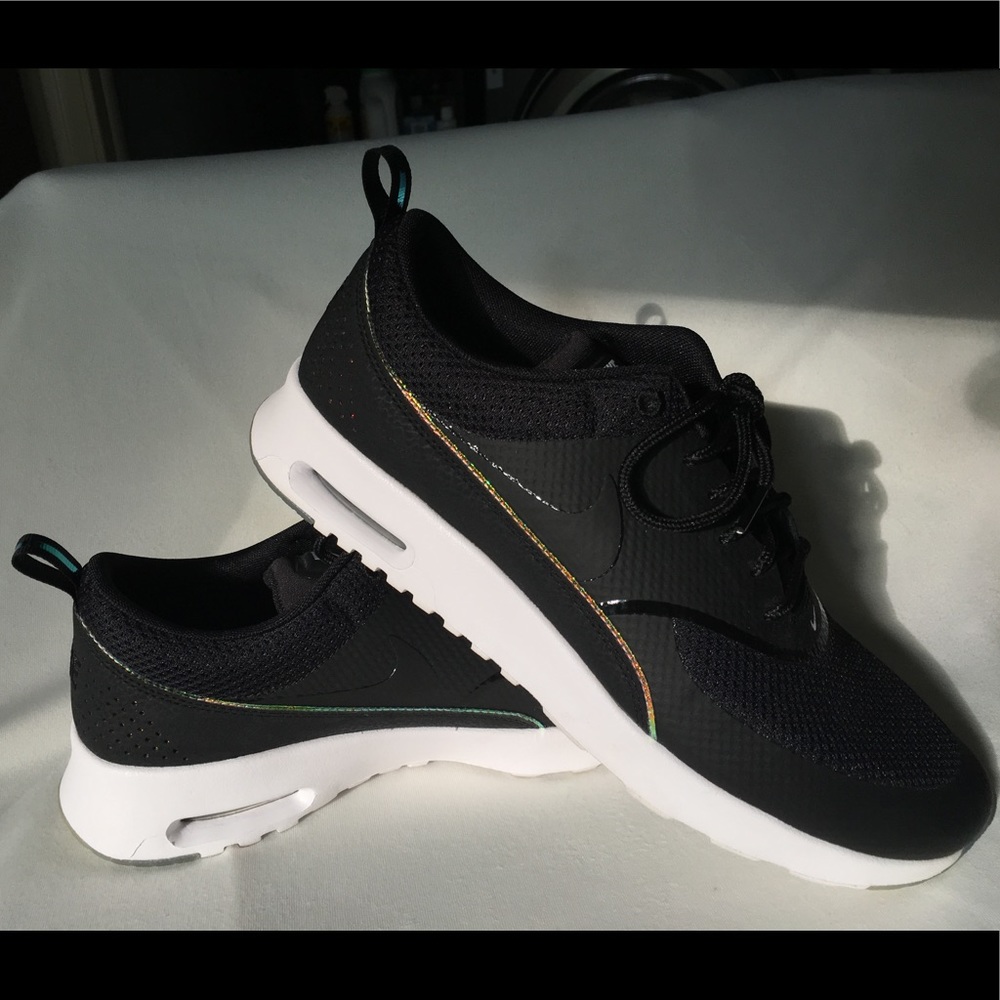 Nike Air Max Thea Premium Black Running Shoes